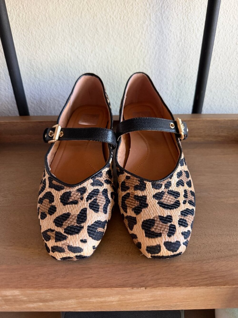 DV by DOLCE VITA Mulaney Mary Jane flats in leopard print NEW 9.5 - Picture 3 of 8